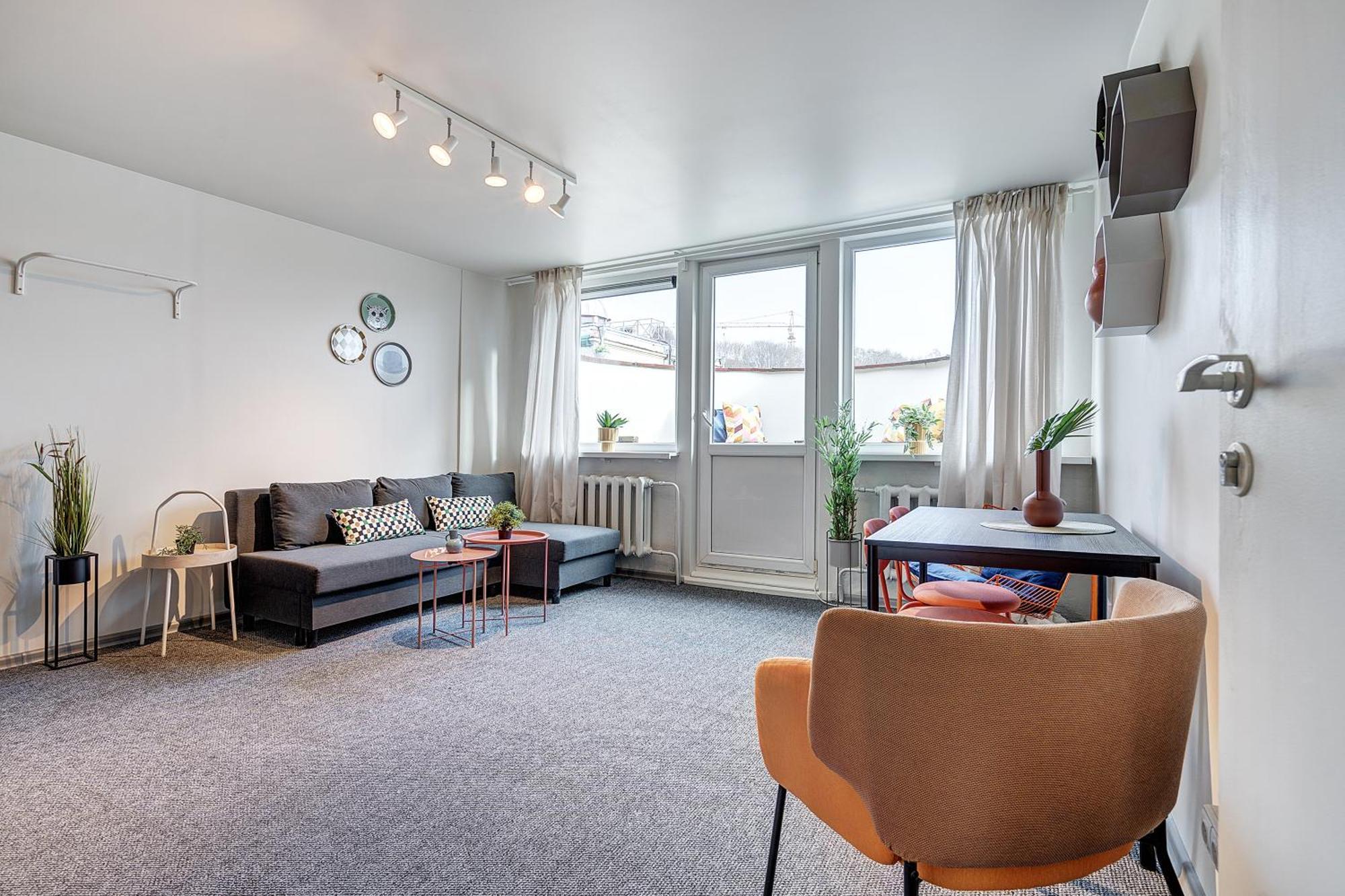 Funky Penthouse City Center Kaunas Bilik gambar