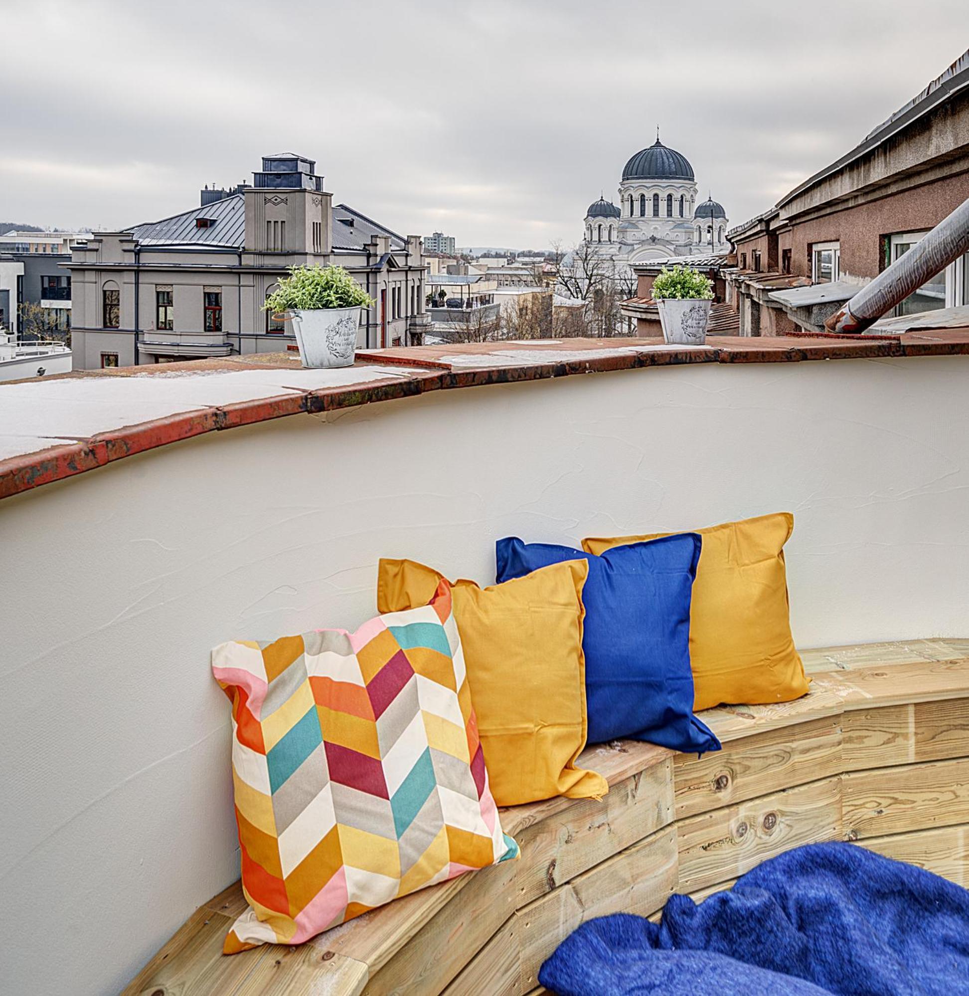 Funky Penthouse City Center Kaunas Luaran gambar